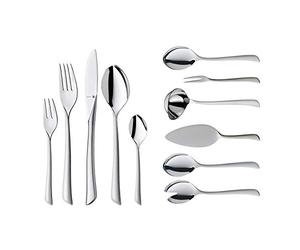 WMF Virginia Cromargan Protect® Servizio di Posate per 12 Persone, Argento, Set da Pezzi