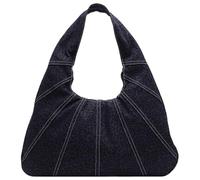 WMFASBAG Borsa di jeans da donna con canta con cerniera Sulanza di tendenza ascellata con sacchetto di frizione tascabile for lo shopping da viaggio (blu scuro)