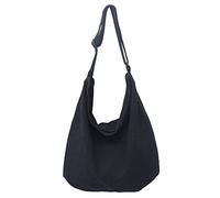 WMFASBAG Borse for spalline da donna harajuku giapponese borse messenger retrò di capacità for lo shopper (nero)