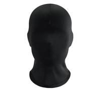 WMFASBAG Nero Senza Foro Copertura Integrale Cappello Tessuto di Seta del Ghiaccio Traspirante Maschera for Il Viso Maschera for la Testa Elastica Protezione Solare Copricapo Donna Uomo Gioc