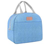 WMFASBAG Sacca da pranzo a perdita di scatola da picnic isolata a prova di addensare contenitore di cibo più fresco (blu)