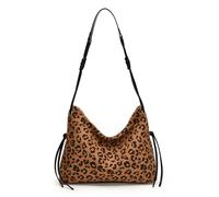 WMFASBAG Sacca for spalla in pelle scamosciata Stucchetto di vagabondo regolabile con la borsa con cerniera con cerniera for viaggi retrò for il viaggio di lavoro (stile 4)