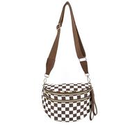 WMFASBAG Women Women Crossbody Borsa di capacità SOLA SOLA SOLA SOLA PERCOLA for CAMPETTO ELEGGIORE BASSO DI VIAGGIO OUTDOOR (CARAMEL)