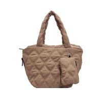WMFASBAG Women Women Gassa trapuntata for spalla con la borsa top borse for top borse a colori solido for la palestra da viaggio (kaki)