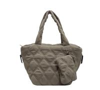 WMFASBAG Women Women Gassa trapuntata for spalla trapunta di capacità Modello Top Borse Colore Solido for la palestra da viaggio (Army Green)