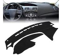 WMGoods Adatto per Mazda 3 2009-2013, copertura cruscotto auto, cruscotto tappeto, tappetino cruscotto auto, cruscotto automobilistico, LHD