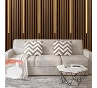 WMLBK Striscia LED per pannelli acustici, dimmerabile, 6 x 90 cm, luce bianca calda, con sensore tattile, 12 x 12 mm, accessori integrati, pannelli acustici