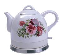 Wmmner 1L Teiera in Ceramica Elettrica Bollitore Acqua Caldaia Dispositivo Di Riscaldamento Dell'Acqua Teiera Bollitore Elettrico Spegnimento Automatico Speranza
