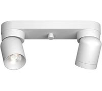 Wmmner 2 Luci Mount Spotlight Led Kit Di Illuminazione a Tracciamento Fisso Compatibile con L'Isola Della Cucina, Apparecchio Di Illuminazione a Soffitto Regolabile, Galleria Faretti Direzionali per S