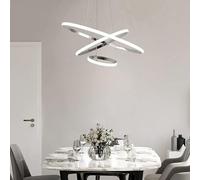 Wmmner 60W Dimming Chandelier 3S Dinning Room Dining Table Lights Creativity Plating Art Bedroom Chandelier,Contemporary Dining Room/Cromata