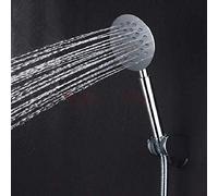 Wmmner Accessori per il Bagno con Doccia Portatile, Soffione Doccia Portatile in Acciaio Inossidabile 304 Soffione Doccia Water Saving Round Hand Shower Doccia ad Alta Pressione Sh