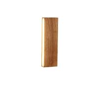 Wmmner Applique da Parete a Led in Legno Lampada Moderna Rettangolare Dimmerabile Apparecchio Di Illuminazione Di Base Vintage per Camera da Letto Corridoio Scale Casa Interna Camera-Caldo 8X52Cm/Di L