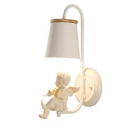 Wmmner Applique da Parete Apparenti Violino Angelo Lampada da Parete in Resina Creativa Lampade da Parete per la Casa Parete in Legno per Soggiorno Camera da Letto Applique da Decorazione Lampada da P