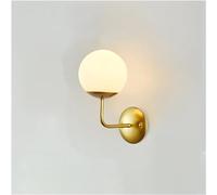 Wmmner Applique da Parete, Applique da Parete Moderna, Lampada da Parete Decorativa a Led Lettura Notturna in Ferro Accanto Alla Lampada Scala Di Casas V-Intage Loft Sconce Lampade da Parete Glass Bal
