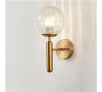 Wmmner Applique da Parete, Applique da Parete Moderna, Lampada da Parete Decorativa a Led Lettura Notturna in Ferro Accanto Alla Lampada Scala Di Casas V-Intage Loft Sconce Lampade da Parete Glass Bal