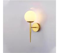Wmmner Applique da Parete, Applique da Parete Moderna, Lampada da Parete Decorativa a Led Lettura Notturna in Ferro Accanto Alla Lampada Scala Di Casas V-Intage Loft Sconce Lampade da Parete Glass Bal