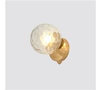 Wmmner Applique da Parete, Applique da Parete Moderna, Lampada da Parete Decorativa a Led Lettura Notturna in Ferro Accanto Alla Lampada Scala Di Casas V-Intage Loft Sconce Lampade da Parete Glass Bal