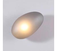 Wmmner Applique da Parete in Vetro Ovale - Applique da Parete Moderne 5W Lampada Di Design a Luce Calda Apparecchio Di Illuminazione per Decorazioni per Interni Compatibile con Soggiorno Camera da Let