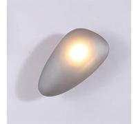 Wmmner Applique da Parete in Vetro Ovale Nordic Moderno Applique da Parete 5W Lampada Di Design a Luce Calda Decorazione Interna Apparecchio Di Illuminazione per Soggiorno Camera da Letto Corridoio Gi