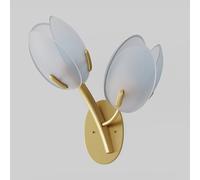 Wmmner Applique da Parete per Camera da Letto French Country con Bud Sglass Shade G9 Lampada da Parete in Ferro per Interni per Living Room Camera da Letto Corridoio Nordic Art