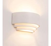 Wmmner Applique da Parete per Camera da Letto Hardwired Modern Led Cement Wall Lamps Creative Layered Design Art Deco Lighting Fixture per Scale Corridoio Camera da Letto Soggiorno
