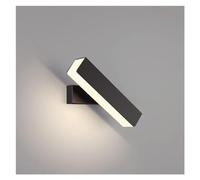Wmmner Applique da Parete per Camera da Letto Lampada da Parete Comodino Led Wall Washer Light Lighting Camera da Letto Interna Lampade da Parete per Soggiorno Corridoio (6000K 26Cm)/Svart-3000K/30 Ce