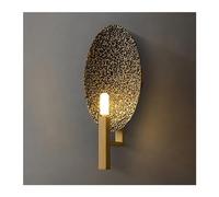 Wmmner Applique Di Lusso in Rame Dorato - Elegante Lampada a Led a Candelabro per Decorare il Soggiorno e la Camera da Letto, Illuminazione D'Accento Moderna in Stile Lampadario