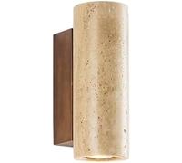 Wmmner Applique Moderna in Marmo Stile Metà Secolo, Lampada da Parete in Pietra Naturale, Lampada da Comodino Rustica in Stile Vintage, per Soggiorno