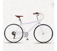 Wmmner Bicicletta da Città 26 Pollici in Acciaio Al Carbonio, Bici da Montagna Leggera e Veloce, per Pendolari Uomini e Donne/C/26 Pollici