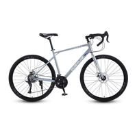 Wmmner Bicicletta da Strada Mountain Bike con Cambio Di Velocità Manubrio Bicicletta da Esterno per Adulti Sistema a Doppio Disco/C/24 Velocità