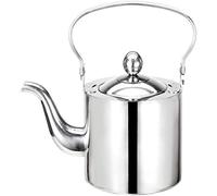 Wmmner Bollitore da Tè Piano Cottura 304 Bollitore con Manico Di Calore Caldaitore Di Riscaldamento Veloce Stufa a Gas Fornello a Induzione Bollitore Universale (1.5L) ()