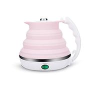 Wmmner Bollitore Elettrico Pieghevole da Viaggio in Silicone per Uso Alimentare Aggiornato Protezione a Secco Portatile con Doppia Tensione e Potenza Separabile Speranza