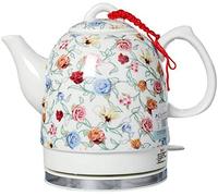 Wmmner Bollitore Elettrico Portatile 1350Weleactric Ceramic Kettle Pot 1.5L, Base Rimovibile, Boil Dryion