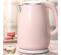 Wmmner Bollitore Elettrico Portatile Bollitore Elettrico Portatile in Acciaio Inossidabile da 1,8 Litricoperchio Del Bollitore Che Apre Due Piccole Famiglie Intelligenti Veloce/Rosa/Bianco/Rosa