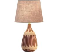 Wmmner Camera da Letto Lampada da Tavolo Moderna in Ceramica Verde Acqua Smalto Di Lino Fatto a Mano Tamburo Paralume Decorazione Lampada da Scrivania, Lampadario a Sospensione a Soffitto/Viola