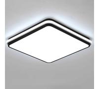 Wmmner Camera da Letto Moderna a Soffitto a Filo Dimmerabile 3Lampada a Pannello a Luce a Colori Lampada da Soffitto Industriale Quadrata Apparecchi da Soffitto a Soffitto a Led per Uso Domestico da C