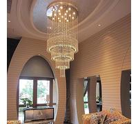 Wmmner Chande Di Cristallo Di Lusso Leggerolier 13-Lights Crystal Raindrop Chandelier Modern Large Foyer High Staircase Chandeliers Flush Mount Ceiling Light Lamp, Led Ceiling Lamp/Luce Calda