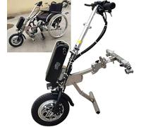 Wmmner Conversione Della Sedia a Rotelle Elettricakit, Motore da 500 W e Batteria da 17 Ah per Una Maggiore Mobilità, Luce Anteriore Inclusa, Ideale per la Terapia Di Riabilitazione e L'Uso All'Aperto