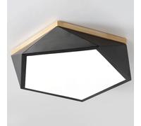 Wmmner Creative Geometry Led Ceiling Light 3 Dimmable Indoor Lighting Flat Lights Minimalist Style Easy to Install Panel Lamp Lightaroon Ceiling Lighting Fixture for Kitchen Hallway/K/19.7In