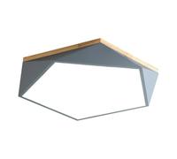 Wmmner Creative Geometry Led Ceiling Light 3 Dimmable Indoor Lighting Flat Lights Minimalist Style Easy to Install Panel Lamp Lightaroon Ceiling Lighting Fixture for Kitchen Hallway/Blu/19.7In