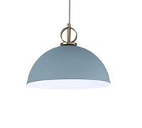 Wmmner Creative Single Head Lamp Commercial Bohemian Hanging Light Simplicityaron Ceiling Light Chandelier European Elegant Lighting Fixture for Restaurant Living Room Bar/Blu/13.7In*9.0In