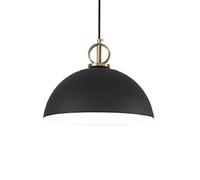 Wmmner Creative Single Head Lamp Commercial Bohemian Hanging Light Simplicityaron Ceiling Light Chandelier European Elegant Lighting Fixture for Restaurant Living Room Bar/Nero/11.8In*7.8In