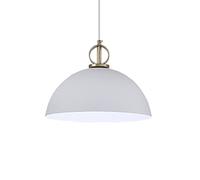 Wmmner Creative Single Head Lamp Commercial Bohemian Hanging Light Simplicityaron Ceiling Light Chandelier European Elegant Lighting Fixture for Restaurant Living Room Bar/Bianco/11.8In*7.8In