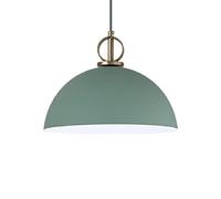 Wmmner Creative Single Head Lamp Commercial Bohemian Hanging Light Simplicityaron Ceiling Light Chandelier European Elegant Lighting Fixture for Restaurant Living Room Bar/Verde/11.8In*7.8In