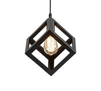 Wmmner Cube Vintage Lamp Simplicity Creative Hanging Lights Vintage Elegant Chandelier with Adjustable Cord Ceiling Lighting Fixture for Restaurant Living Room Bar Dignified