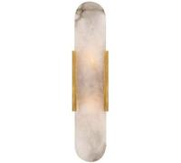 Wmmner D Illuminazione a Parete Contemporanea Lampada da Parete in Marmo Satinato Led per Camera da Letto Applique da Comodino G4 Lampadina Decorazione da Parete per Camera da Letto, Comodino, Hotel,