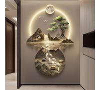 Wmmner Decorazione Della Parete Della Luce a Led, Lampada da Parete Acrilica, Lampada da Parete con Paesaggio, Arredamento Moderno Della Camera da Letto in Stile Alla Moda per L'Arredamento Della Casa