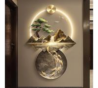 Wmmner Decorazione Della Parete Della Luce a Led, Lampada da Parete Acrilica, Lampada da Parete con Paesaggio, Arredamento Moderno Della Camera da Letto in Stile Alla Moda per L'Arredamento Della Casa