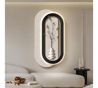Wmmner Decorazione Moderna Di Arte Della Parete, Pittura Decorativa Minimalista, Plug-Inpittura Di Lampada da Parete Di Alimentazione, Scultura da Parete Di Visione 3D per Soggiorno, Ingresso, Corrido