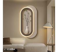 Wmmner Decorazione Moderna Di Arte Della Parete, Pittura Decorativa Minimalista, Plug-Inpittura Di Lampada da Parete Di Alimentazione, Scultura da Parete Di Visione 3D per Soggiorno, Ingresso, Corrido